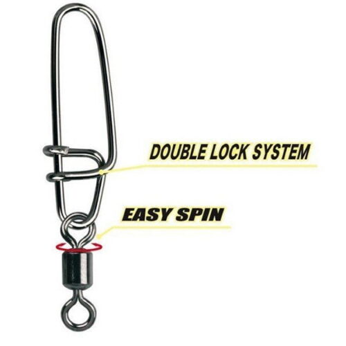 Gamakatsu Hyper Strong Snap with Hyper Swivel (Stainless) 149319