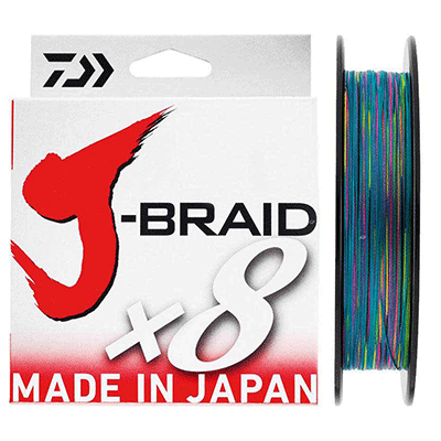 Daiwa J-Braid X8 Multi-Color 300m JB8E