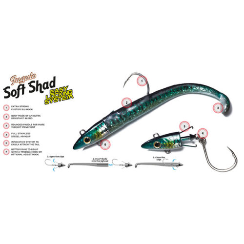 Molix Jugulo Soft Shad 18.50cm