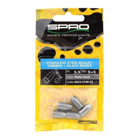 Spro Stainless Steel Bullet Sinkers 4622 5100