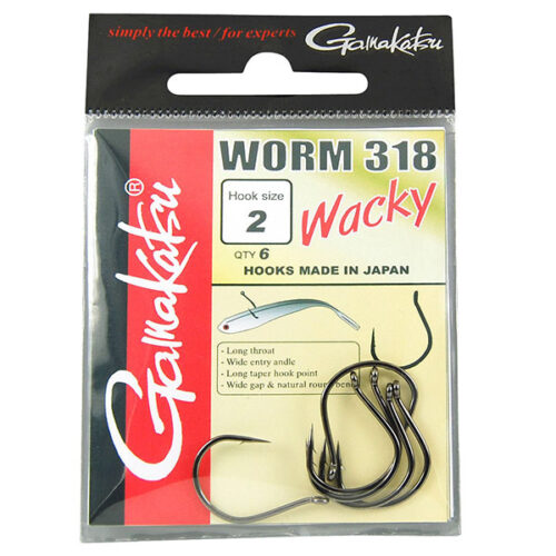 Gamakatsu Worm 318 Wacky 185003/185004