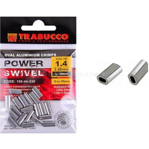Trabucco Oval Aluminium Crimps 100-44