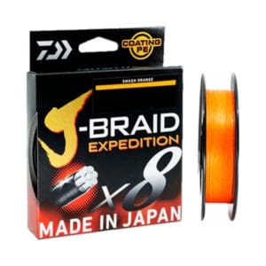 DAIWA J-Braid Expedition X8 Smash Orange 150m